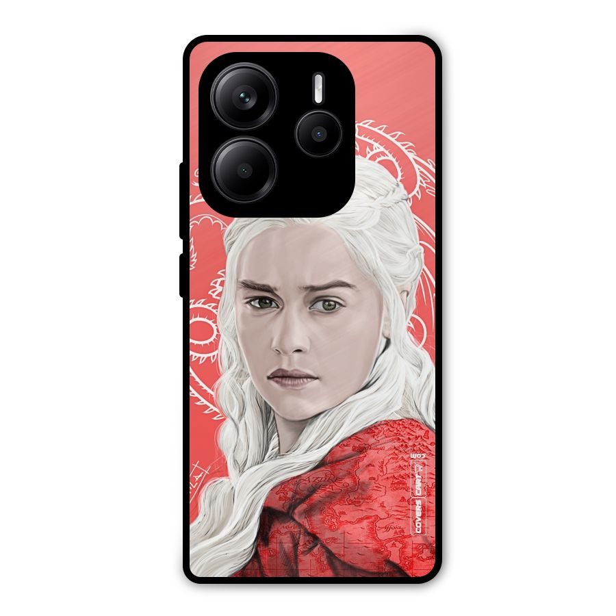 Khaleesi The Living Dragon Metal Back Case for Redmi Note 14 5G