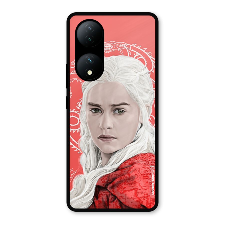 Khaleesi The Living Dragon Metal Back Case for Vivo T2