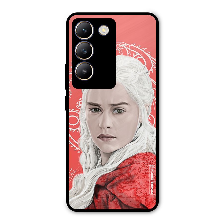 Khaleesi The Living Dragon Metal Back Case for Vivo T3 5G