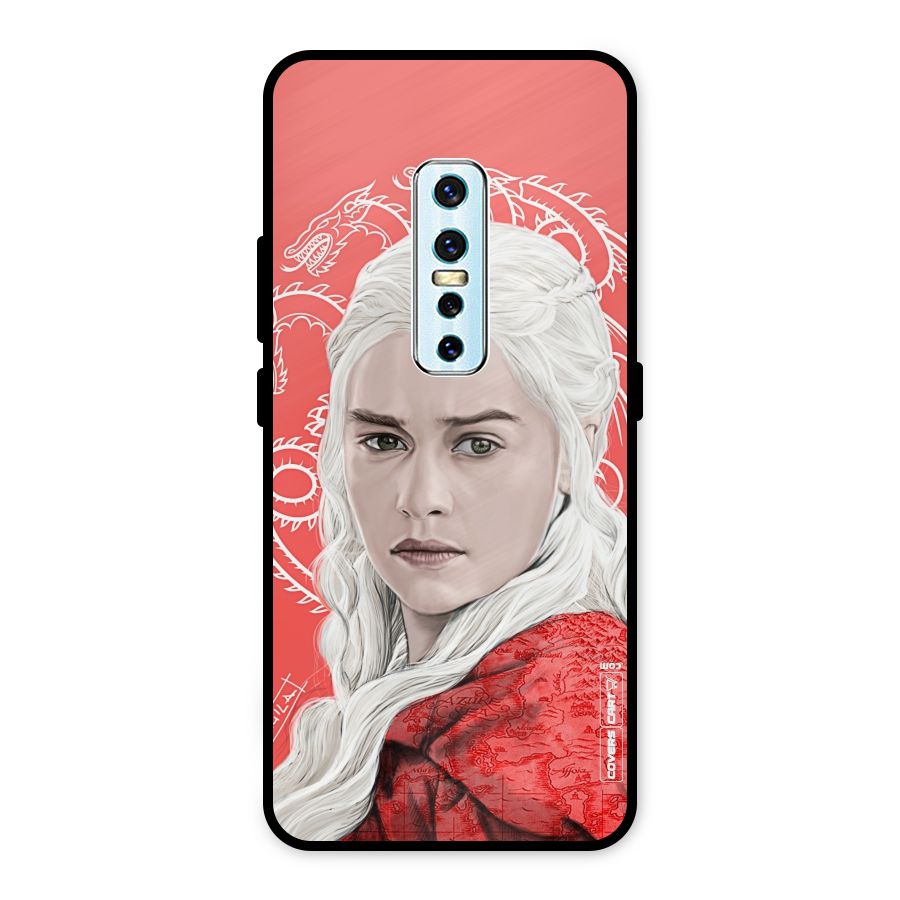 Khaleesi The Living Dragon Metal Back Case for Vivo V17 Pro