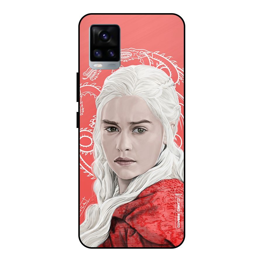 Khaleesi The Living Dragon Metal Back Case for Vivo V20 2021