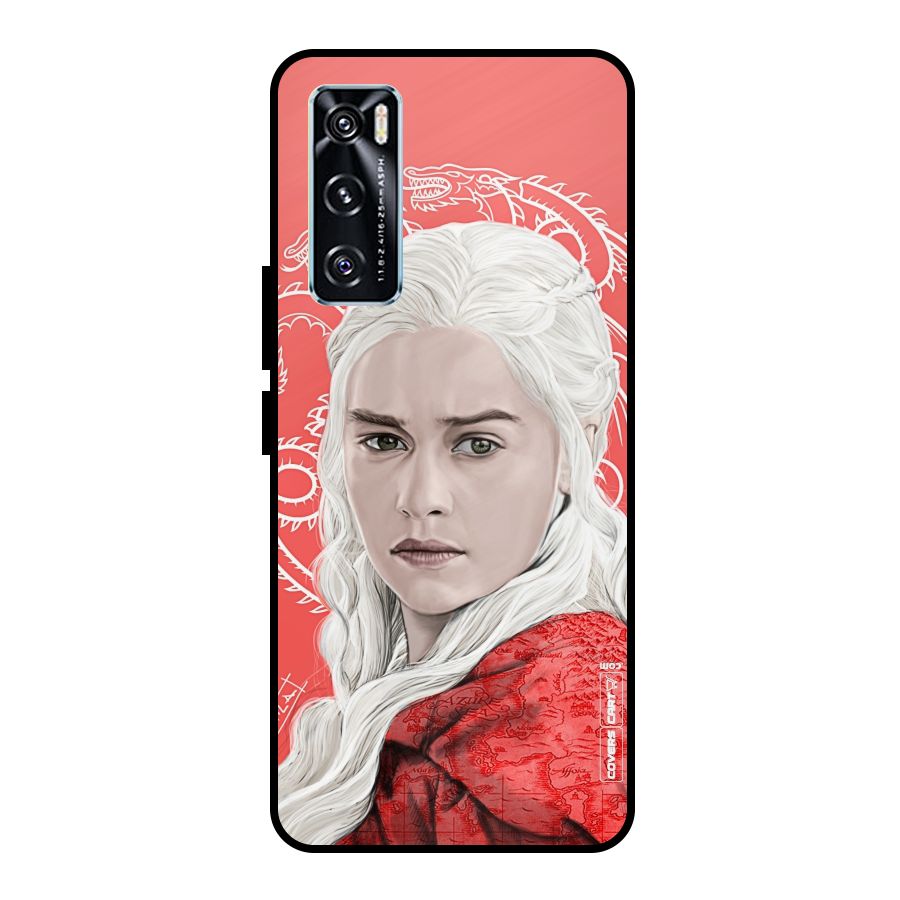Khaleesi The Living Dragon Metal Back Case for Vivo V20 SE