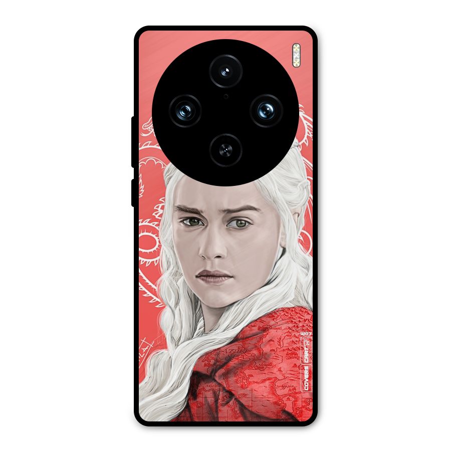 Khaleesi The Living Dragon Metal Back Case for Vivo X100 Pro