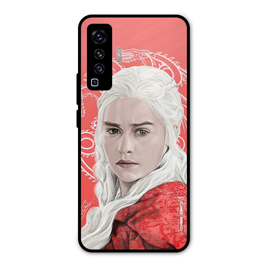 Khaleesi The Living Dragon Metal Back Case for Vivo X50