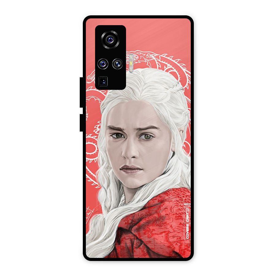 Khaleesi The Living Dragon Metal Back Case for Vivo X50 Pro