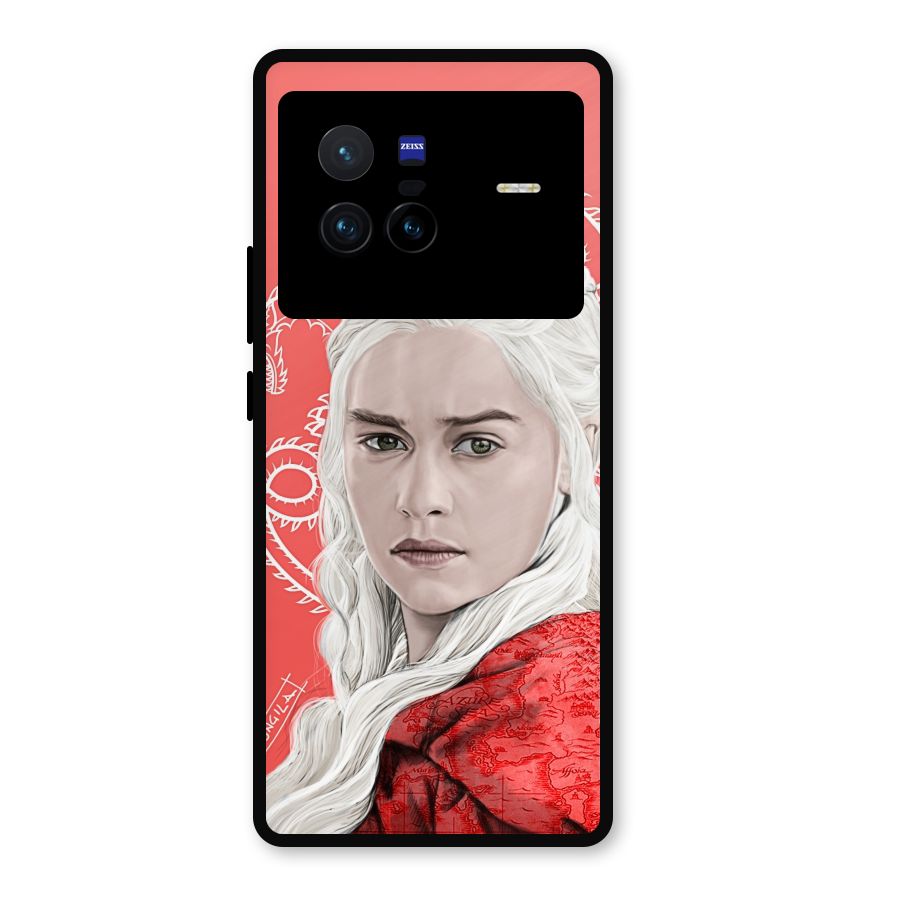 Khaleesi The Living Dragon Metal Back Case for Vivo X80