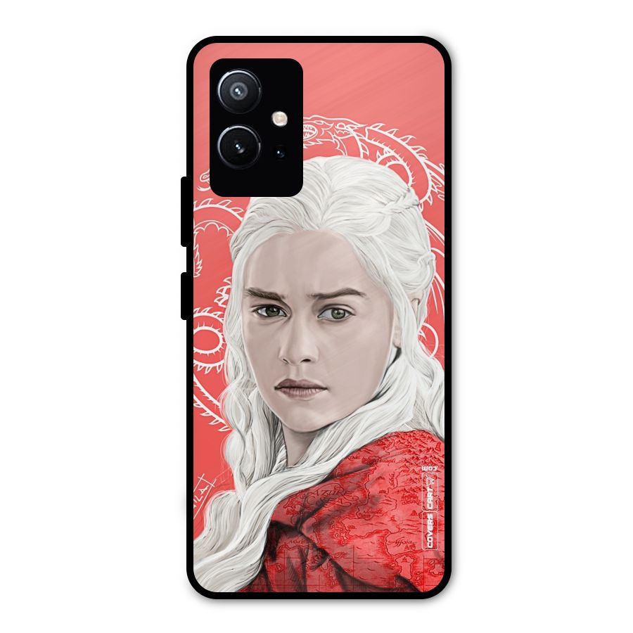 Khaleesi The Living Dragon Metal Back Case for Vivo Y75 5G