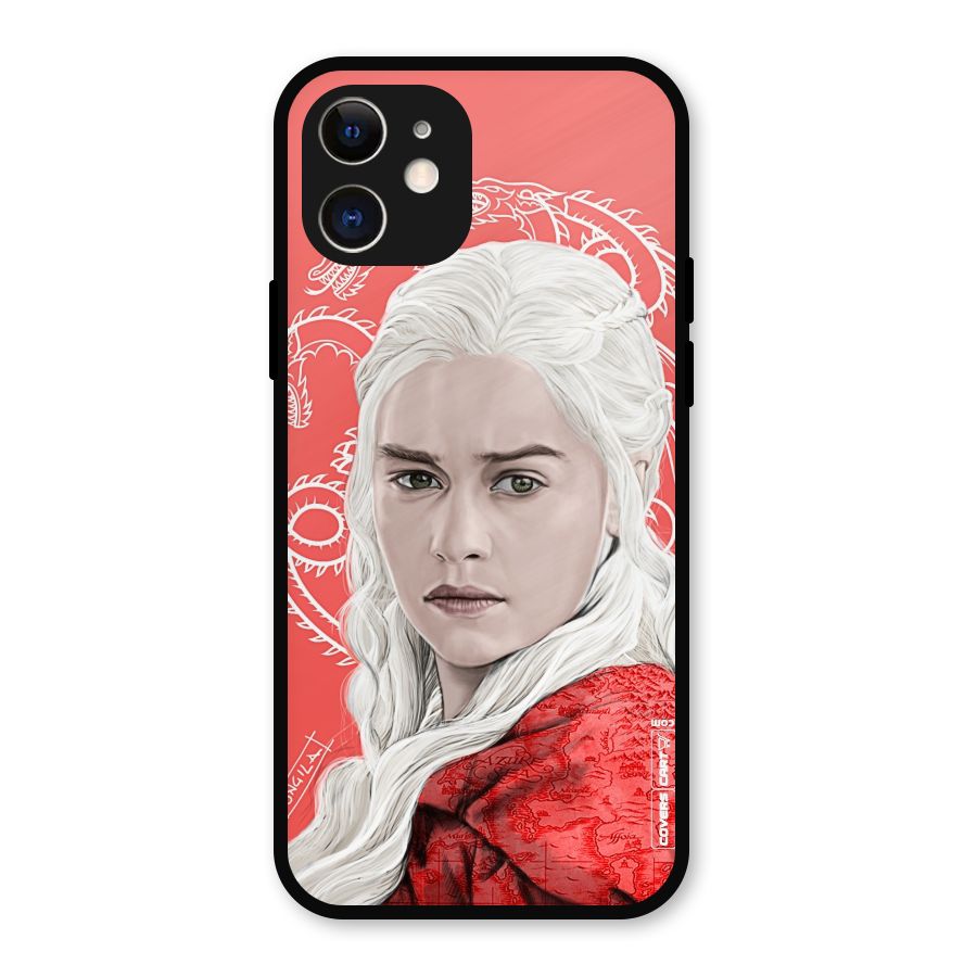 Khaleesi The Living Dragon Metal Back Case for iPhone 12