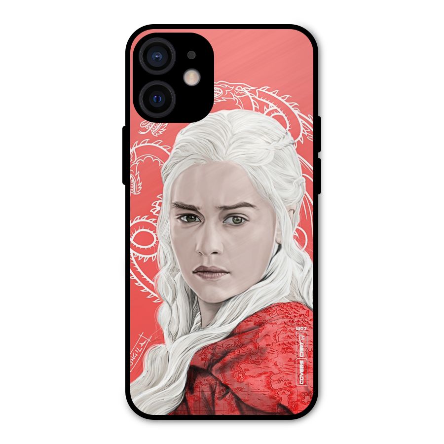 Khaleesi The Living Dragon Metal Back Case for iPhone 12 Mini