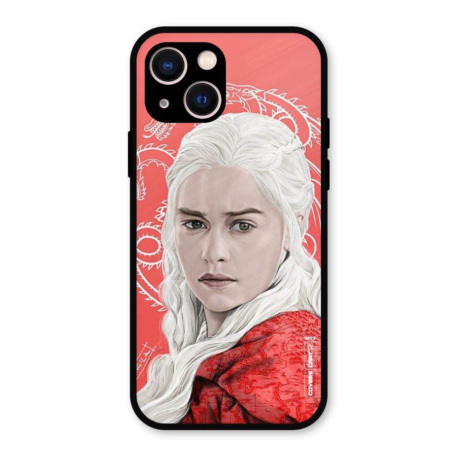 Khaleesi The Living Dragon Metal Back Case for iPhone 13