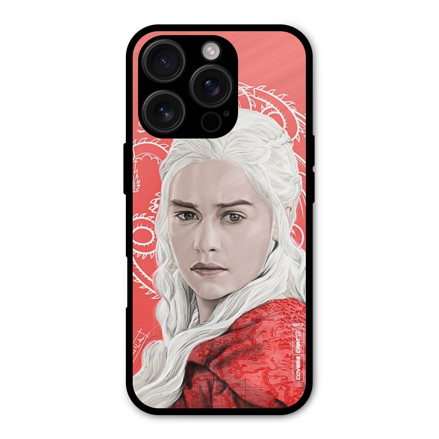 Khaleesi The Living Dragon Metal Back Case for iPhone 16 Pro