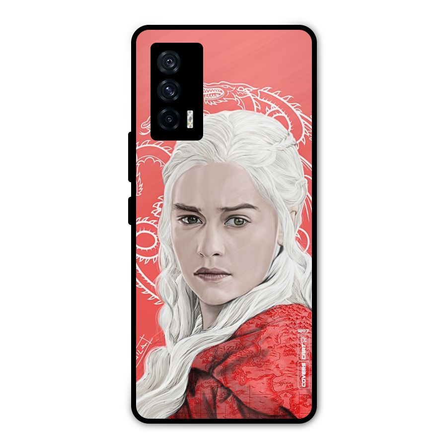 Khaleesi The Living Dragon Metal Back Case for iQOO 7 5G