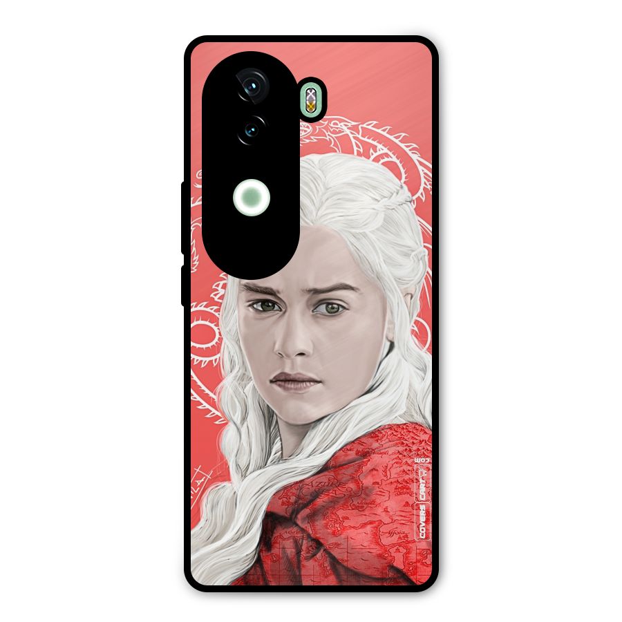 Khaleesi The Living Dragon Metal Back Case for iQOO Z9s