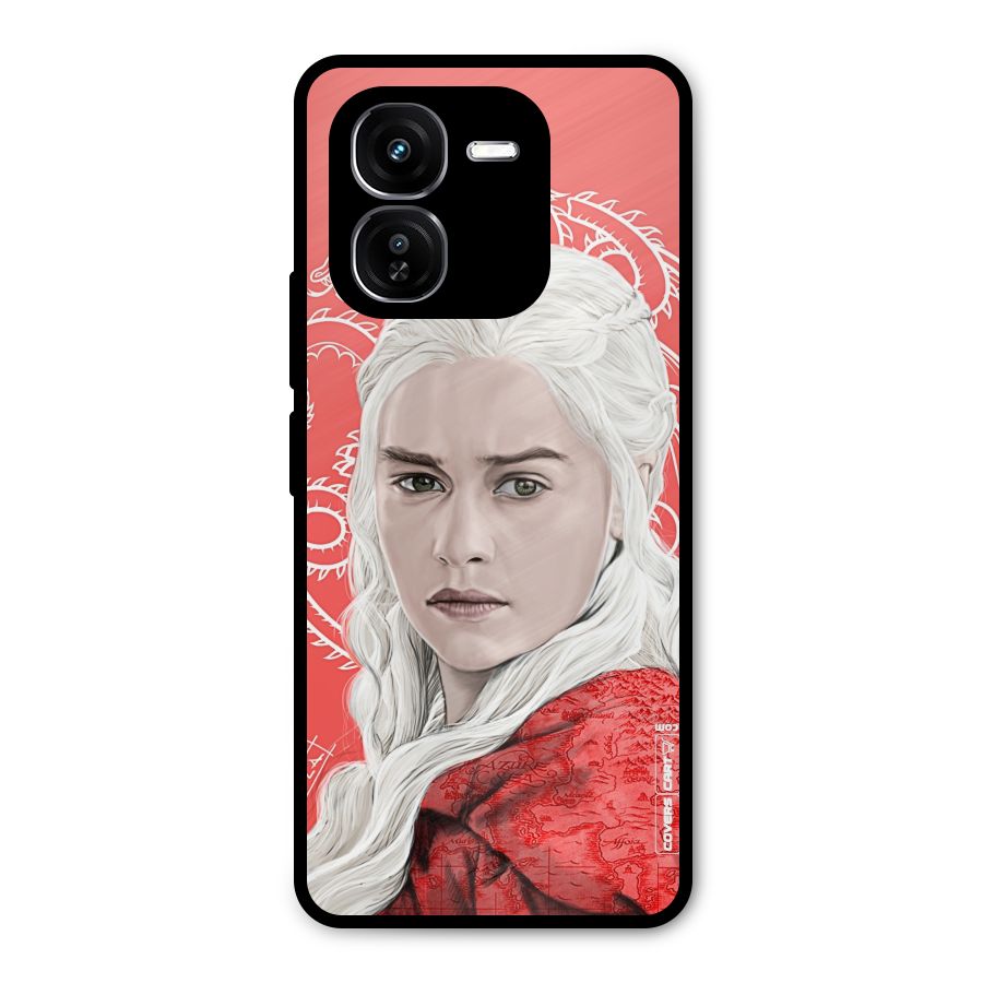 Khaleesi The Living Dragon Metal Back Case for iQOO Z9x