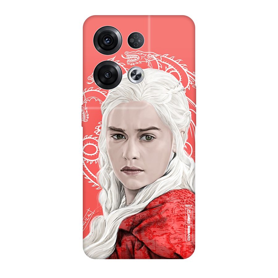 Khaleesi The Living Dragon Original Polycarbonate Back Case for Oppo Reno8 Pro 5G