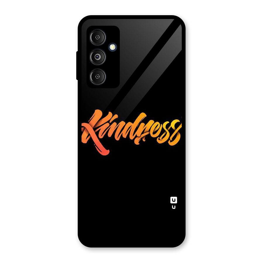 Kindness Glass Back Case for Galaxy M14 5G