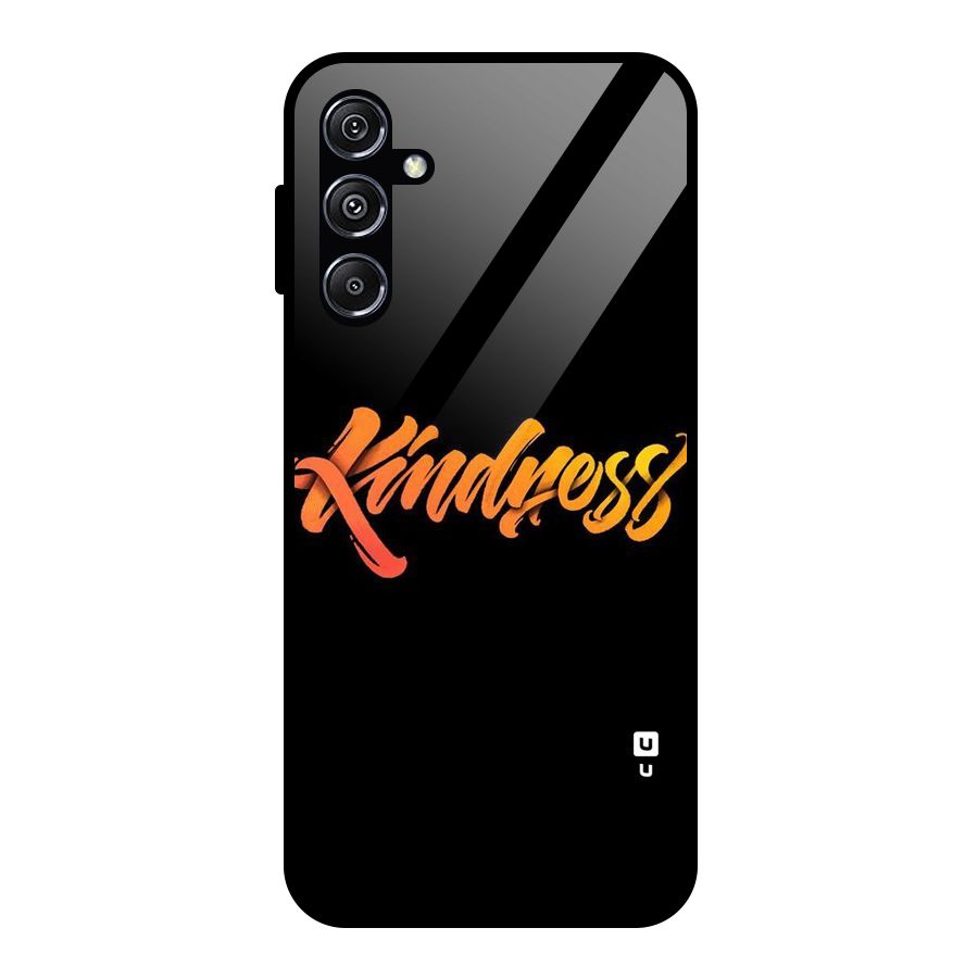 Kindness Glass Back Case for Galaxy M34 5G