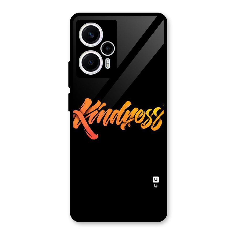 Kindness Glass Back Case for Poco F5