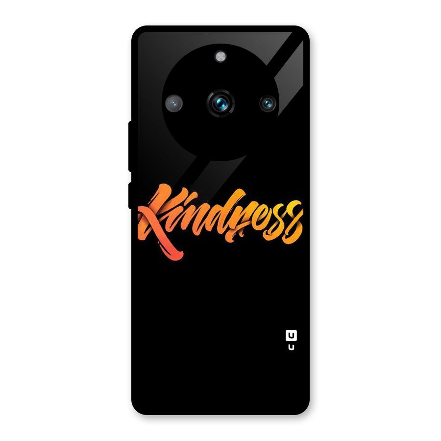 Kindness Glass Back Case for Realme 11 Pro