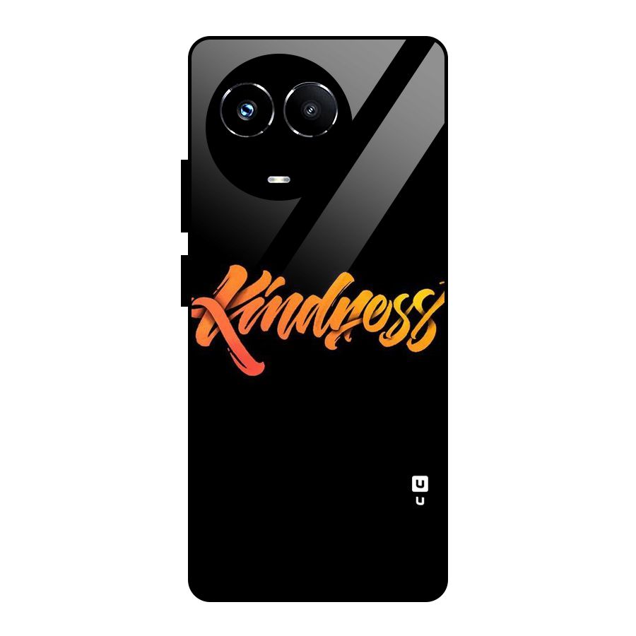 Kindness Glass Back Case for Realme Narzo 60X