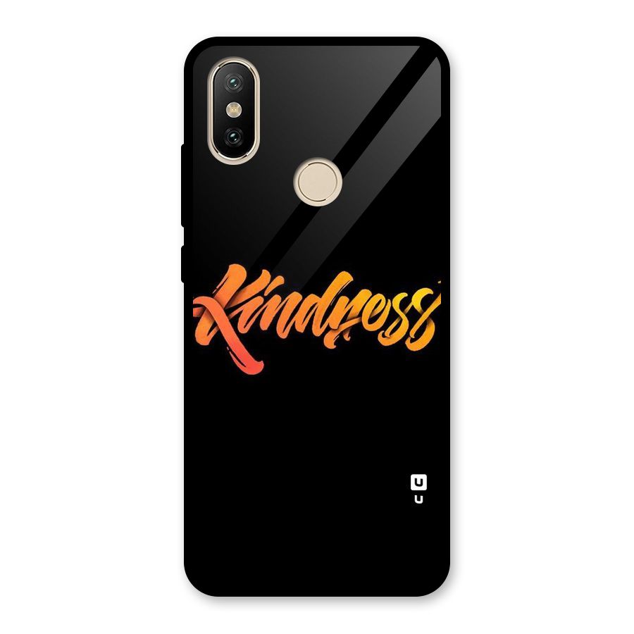 Kindness Glass Back Case for Redmi A2
