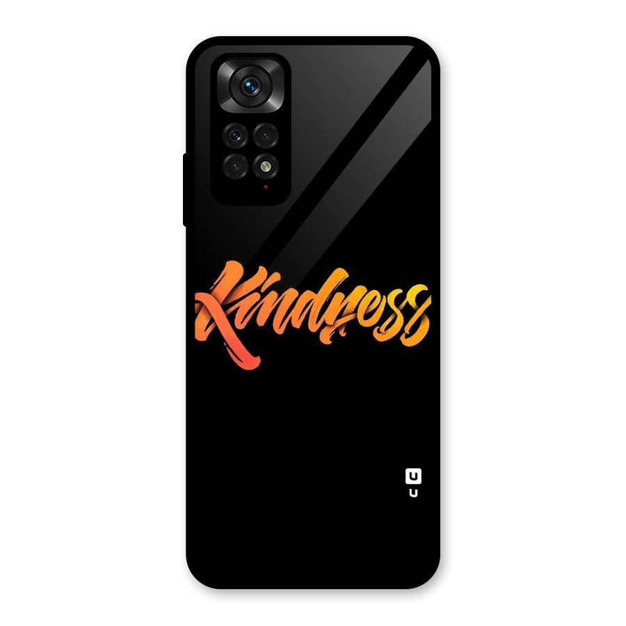 Kindness Glass Back Case for Redmi Note 11S