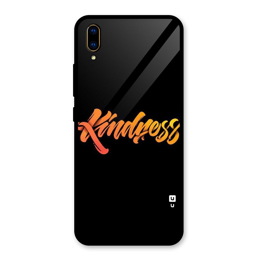 Kindness Glass Back Case for Vivo V11 Pro