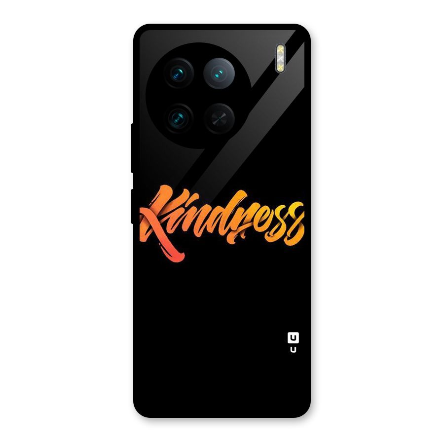 Kindness Glass Back Case for Vivo X90 Pro