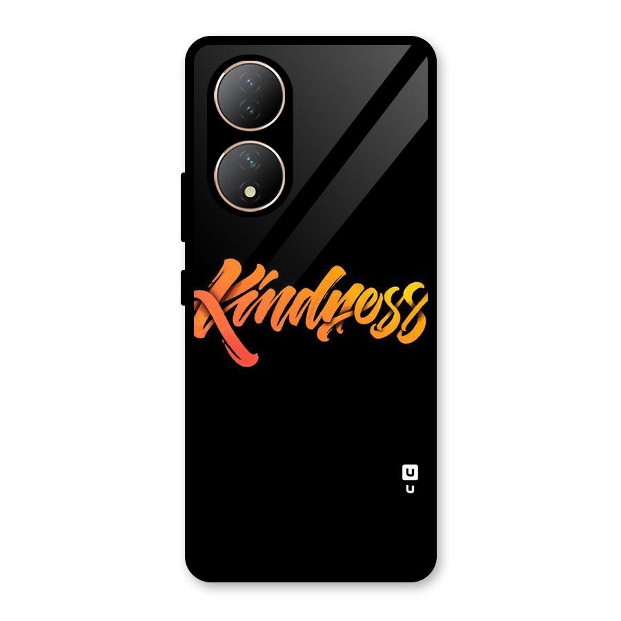 Kindness Glass Back Case for Vivo Y100A