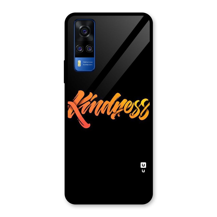 Kindness Glass Back Case for Vivo Y31