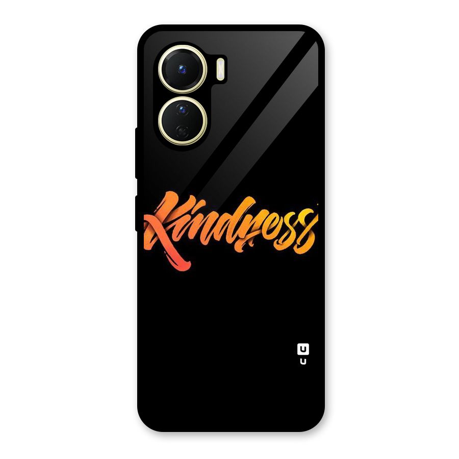 Kindness Glass Back Case for Vivo Y56