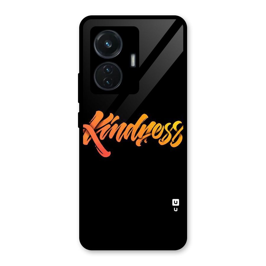 Kindness Glass Back Case for iQOO Z6 44W