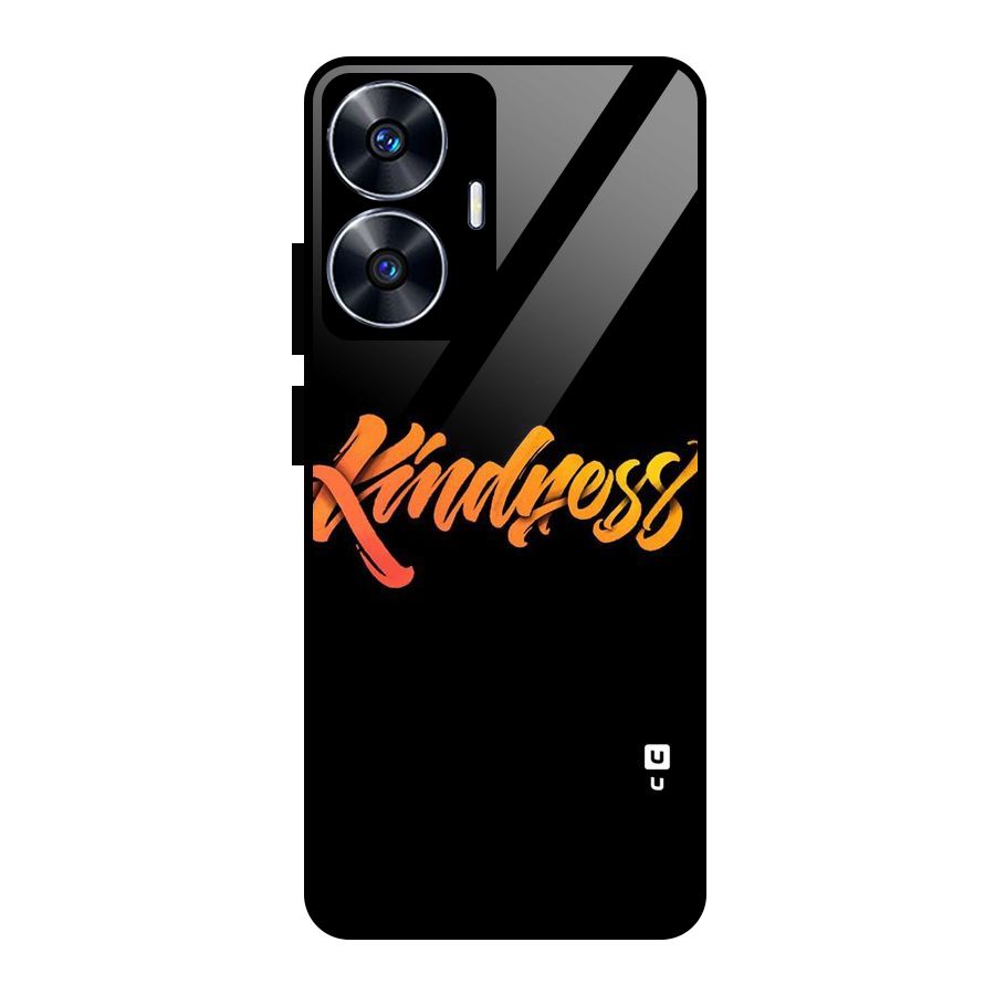 Kindness Glass Back Case for realme C55