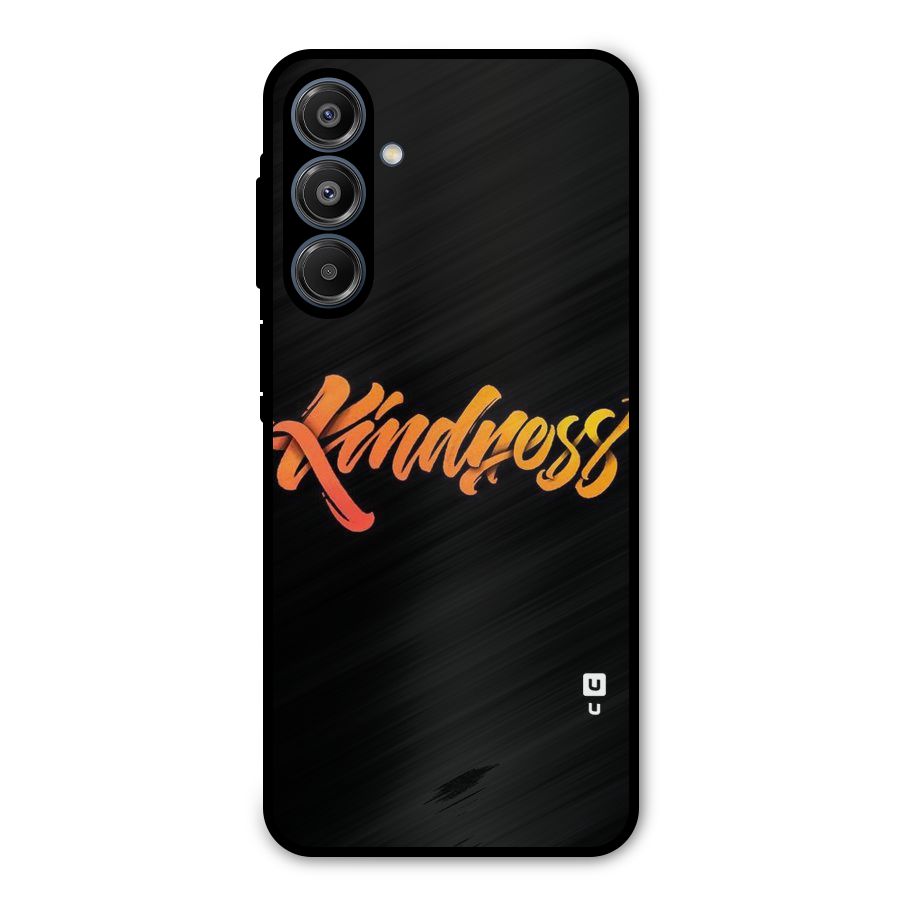 Kindness Metal Back Case for Galaxy A16 5G