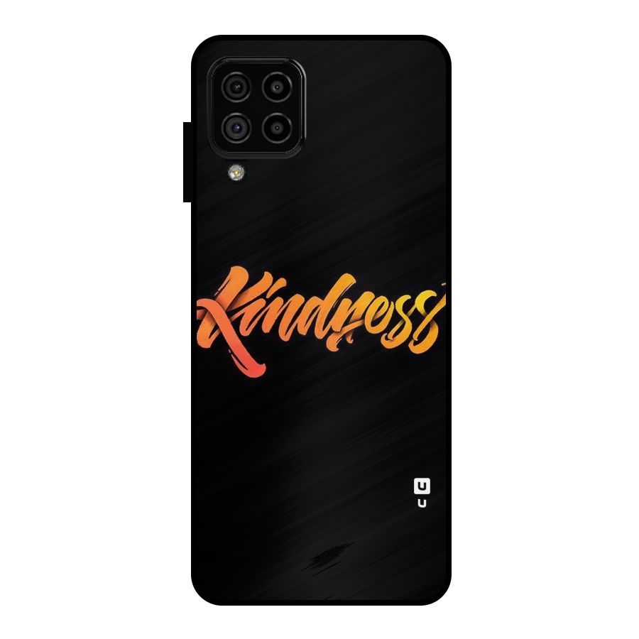 Kindness Metal Back Case for Galaxy A22 4G