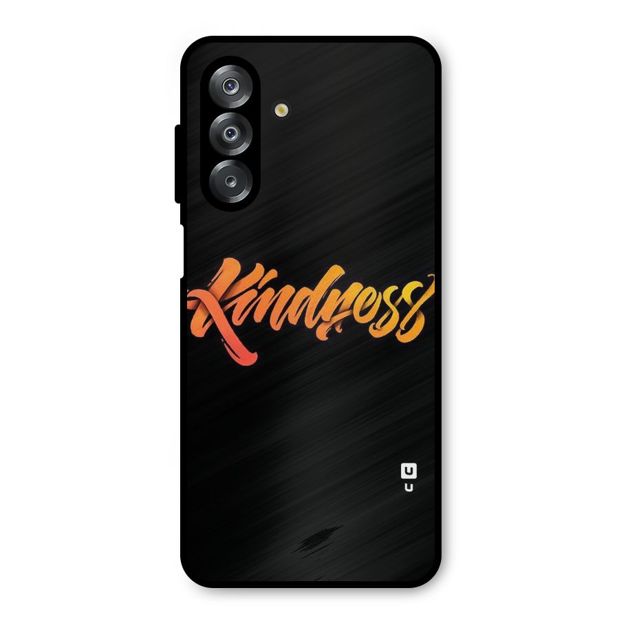 Kindness Metal Back Case for Galaxy A26