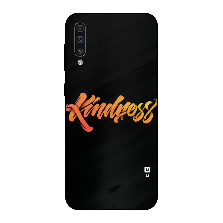 Kindness Metal Back Case for Galaxy A30s