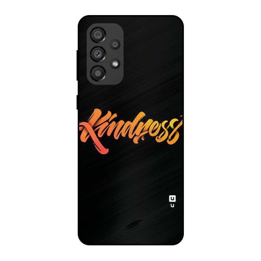 Kindness Metal Back Case for Galaxy A33 5G