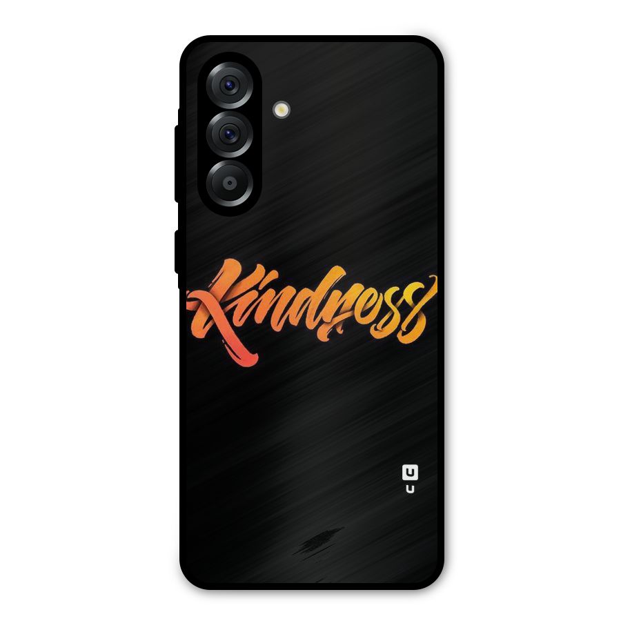 Kindness Metal Back Case for Galaxy A56