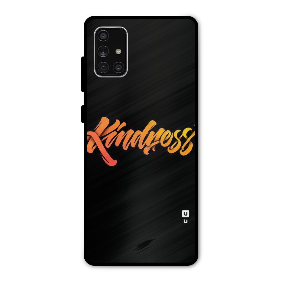 Kindness Metal Back Case for Galaxy A71
