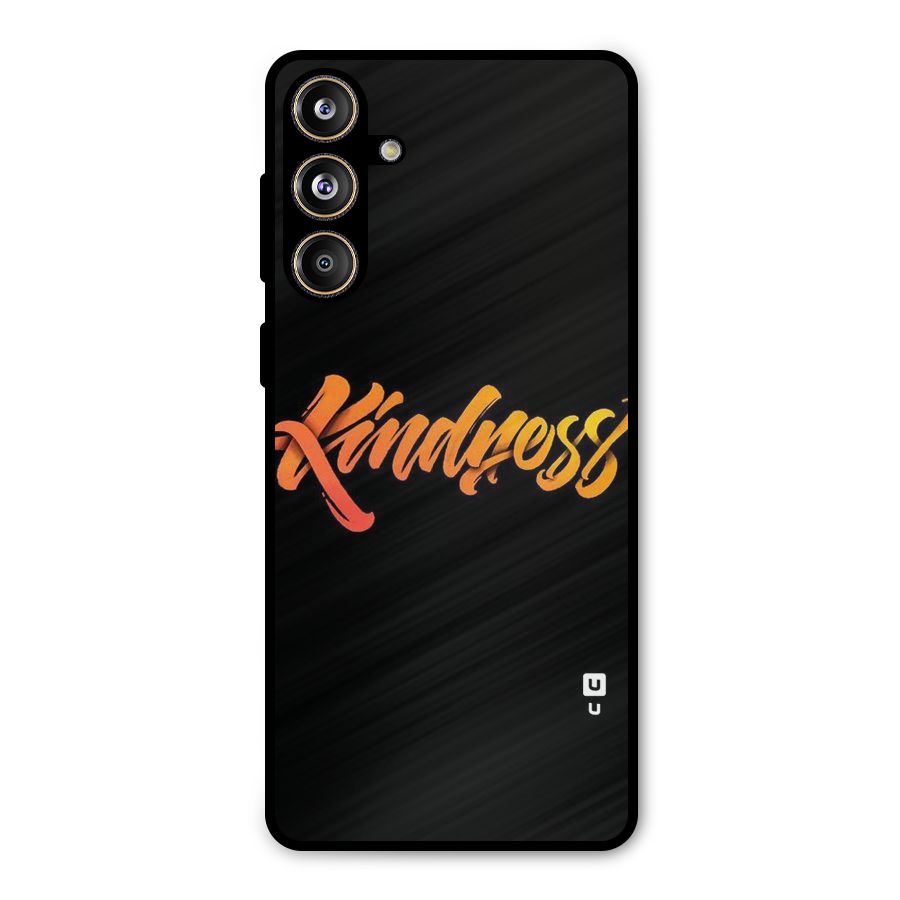 Kindness Metal Back Case for Galaxy F55