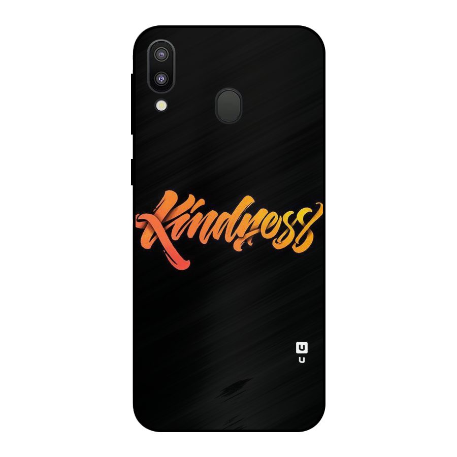Kindness Metal Back Case for Galaxy M20