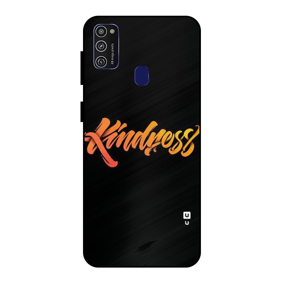 Kindness Metal Back Case for Galaxy M21