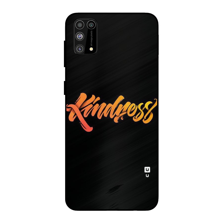 Kindness Metal Back Case for Galaxy M31