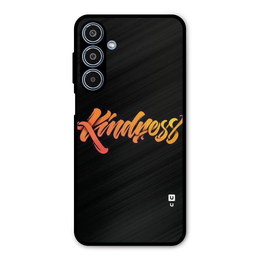 Kindness Metal Back Case for Galaxy M35