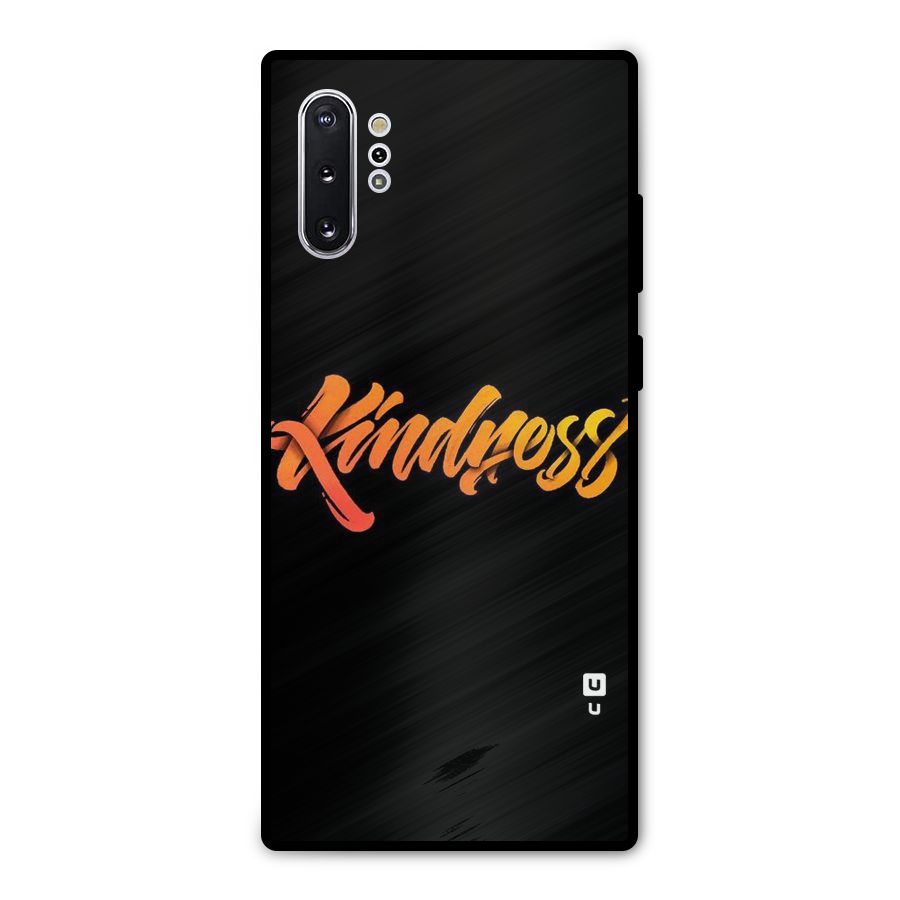Kindness Metal Back Case for Galaxy Note 10 Plus