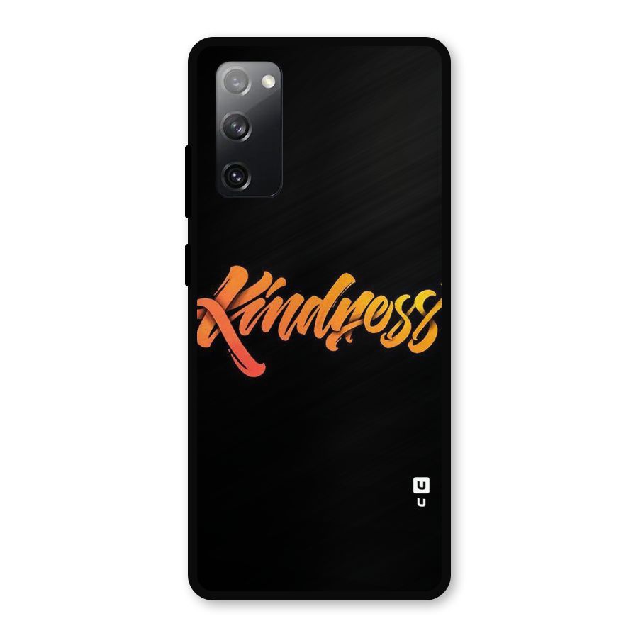 Kindness Metal Back Case for Galaxy S20 FE 5G