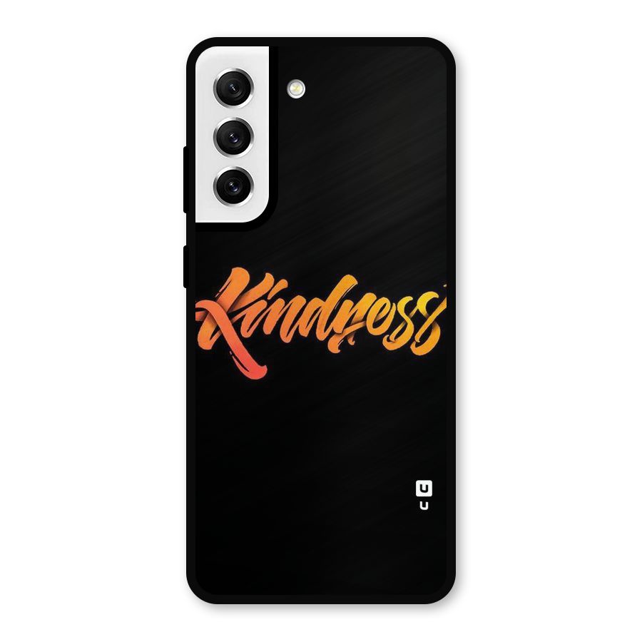 Kindness Metal Back Case for Galaxy S21 FE 5G