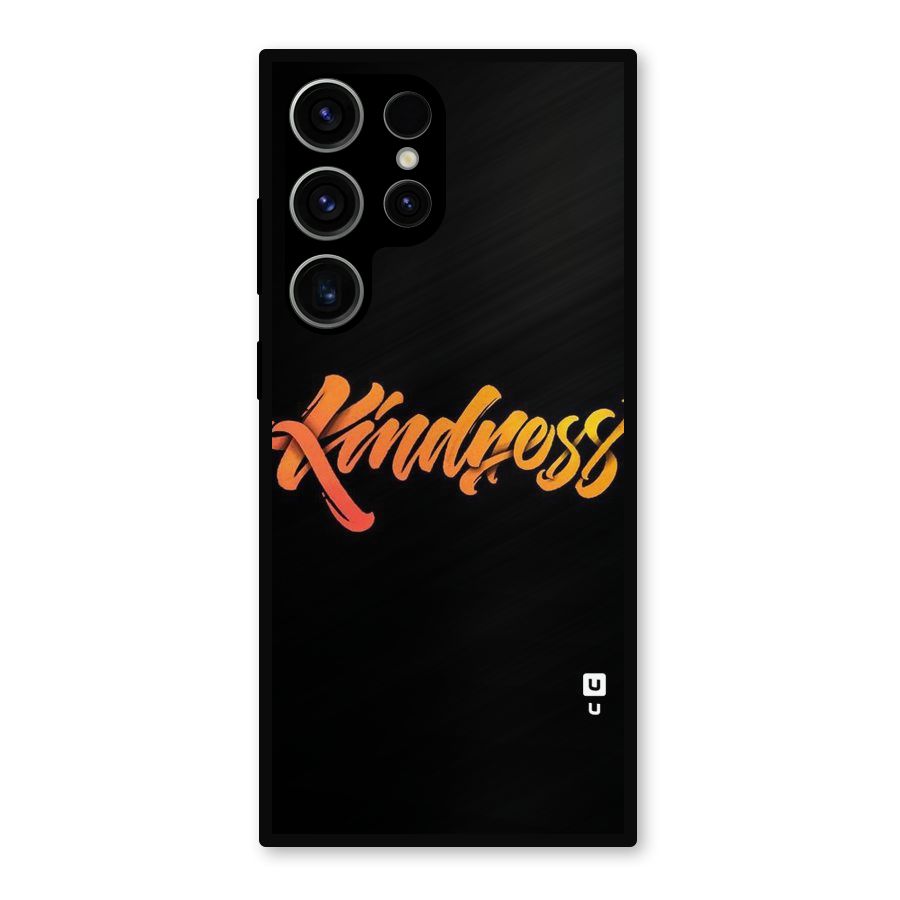 Kindness Metal Back Case for Galaxy S23 Ultra