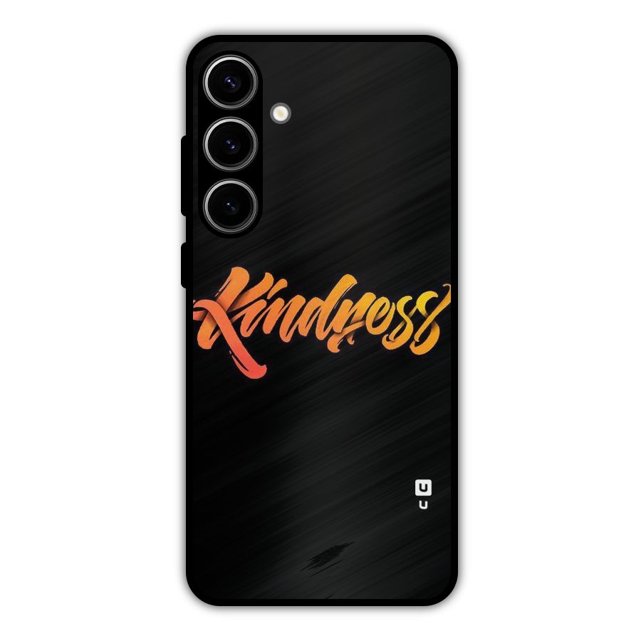 Kindness Metal Back Case for Galaxy S24 Plus